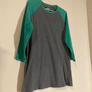 L- Vans Off the Wall Cathy Van Engel Baseball Tee